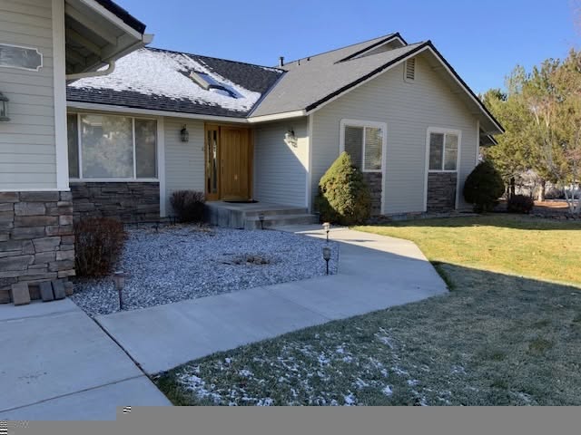 Front Entry Paver Driveway & Walkway — before